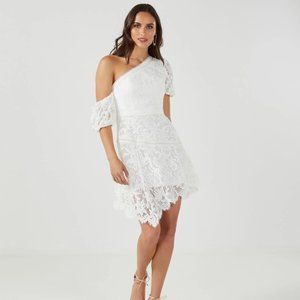 BCBG MAXAZRIA White Lace Dress